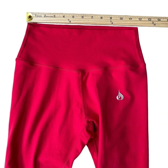 Ryderwear | NKD High Waisted Legging in Cherry Red, Women’s Size Medium - Picture 3 of 5